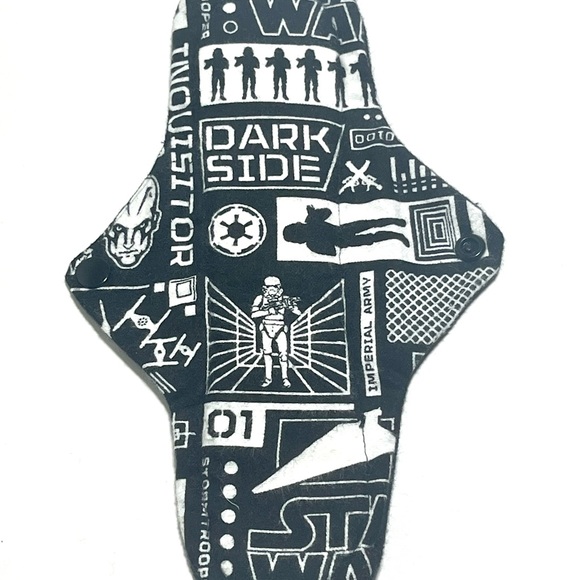 Three Heavy Zorb Period Pad Star Wars flannel menstruation pads by ClothPadLand. - Picture 4 of 7
